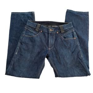 Mens Armani Exchange Dark Wash Denim Blue Jeans 32 by 30